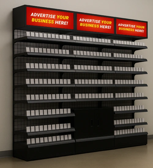 Cigarette Display Shelf